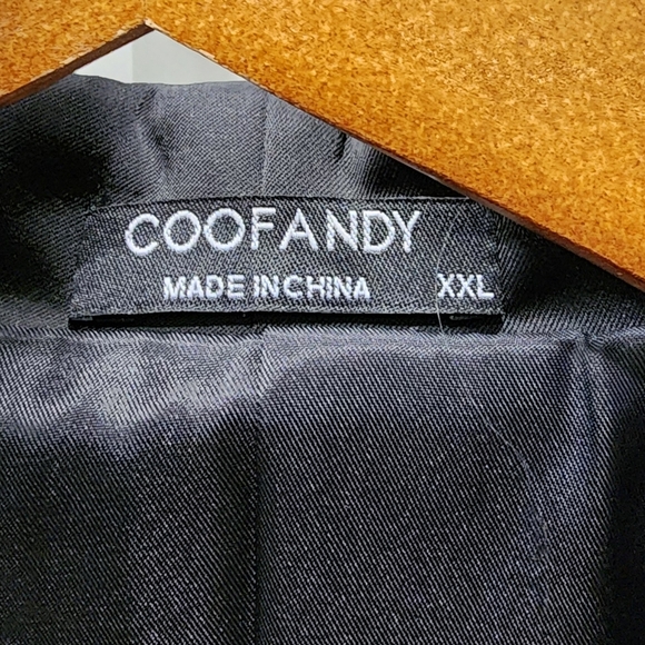 Black Jacket With Matching Red Bow Tie - Picture 7 of 14